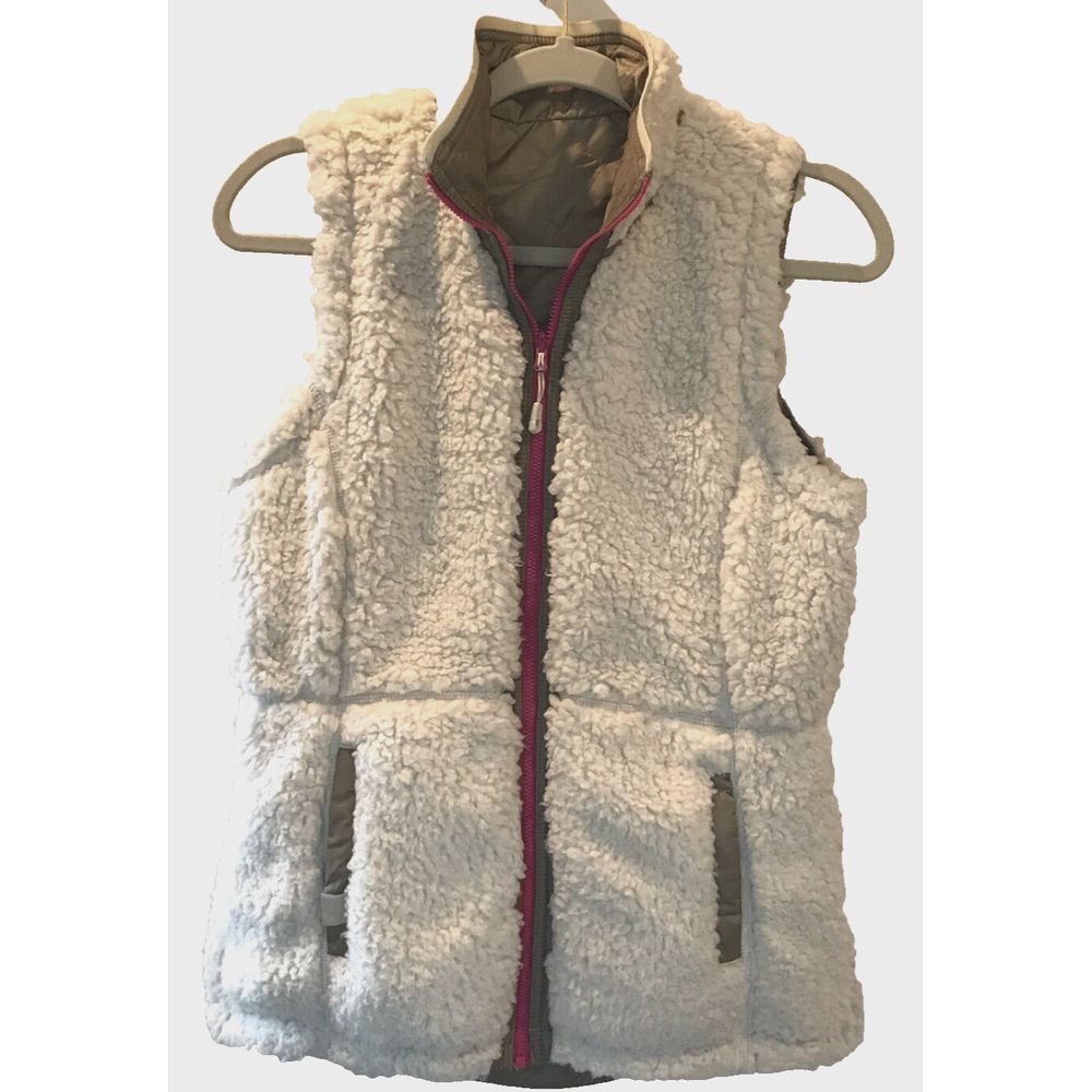 Mountain Hardwear Women's Sz XSmall Vest Reversible Fleece Golden Tan Outdoors - Picture 6 of 9